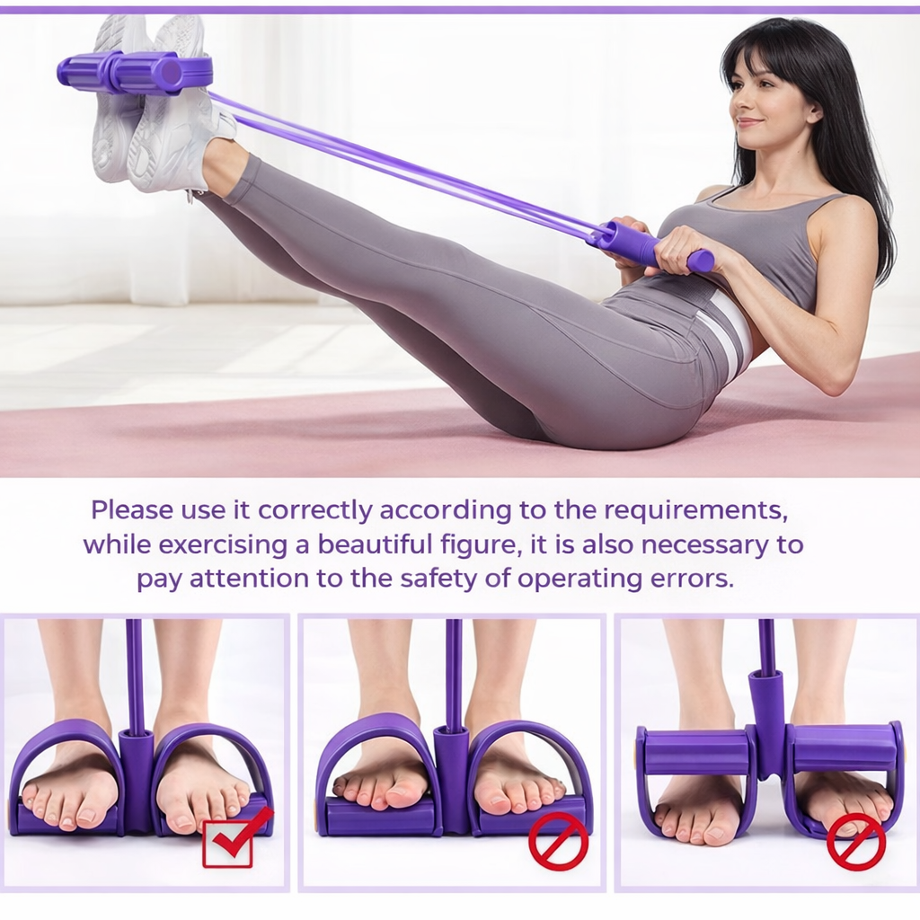 DailyNeed Resistance Tube Pedal Trainer